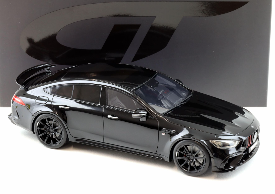 Масштабная модель автомобиля GT Spirit Mercedes-Benz-AMG GT 63 S Brabus 930/X290 E-Performance Obsidian 1:18 Black (GT909)