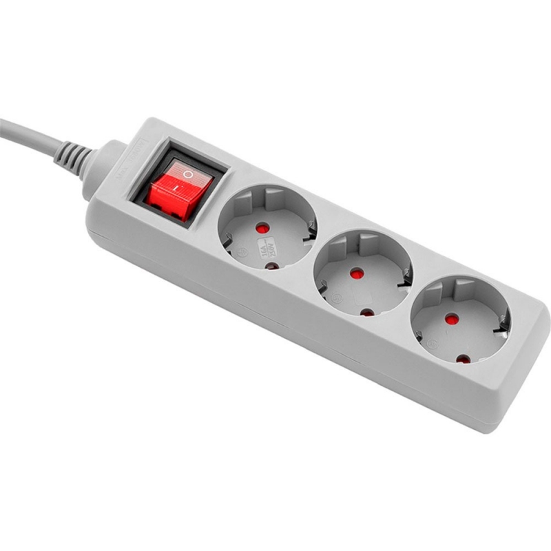 Сетевой фильтр-удлинитель Logan SFG3-5 3 розетки 5 м Gray (28690352) - фото 8