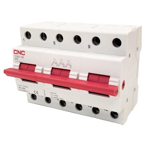 Переключатель нагрузки модульный CNC YCBZ-125 3P 63A 1-0-2 240/415V (Б00046419)