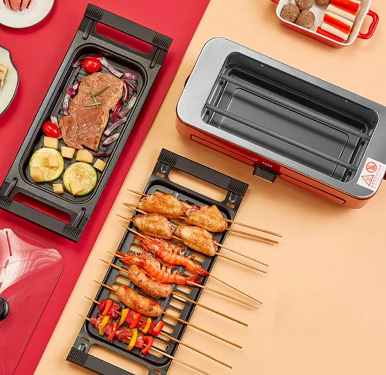 Гриль электрическая HuoHou HU0202 Multifunctional Grill (HU0202) - фото 2