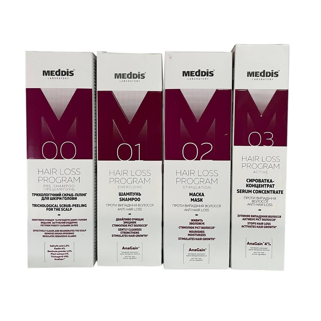 ᐉ Набор против выпадения волос Meddis Hair Loss Program шампунь