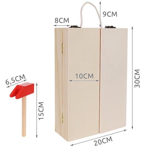 Дитячий набір дерев'яних інструментів (22697) - фото 3