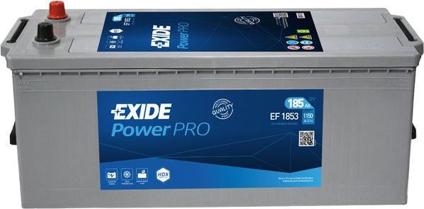 Аккумулятор автомобильный EXIDE POWER PRO EN EF1853 6СТ-70Ah 1150A (76233)