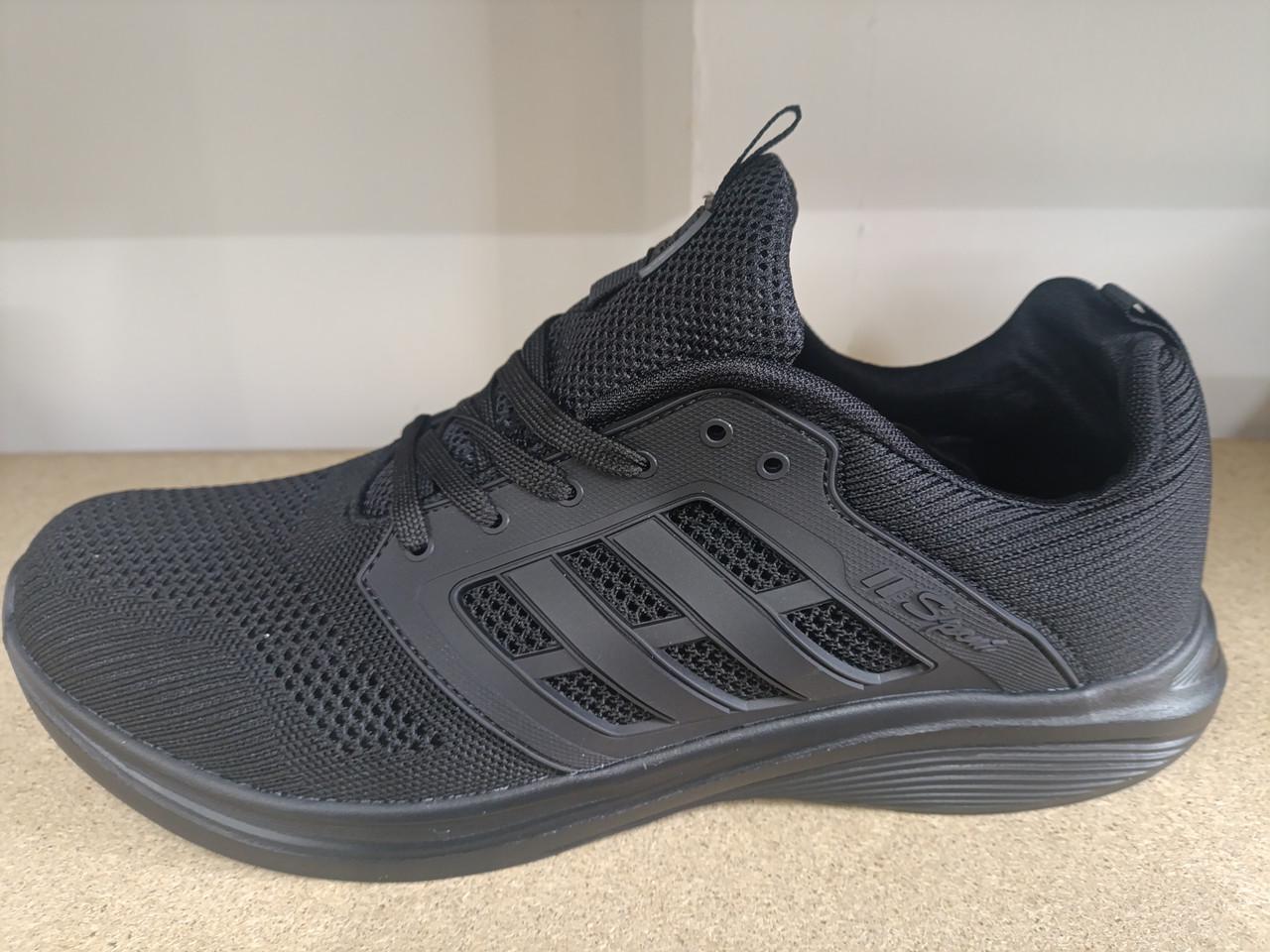 Кроссовки мужские летние текстильные р. 48 Черный (34061296)