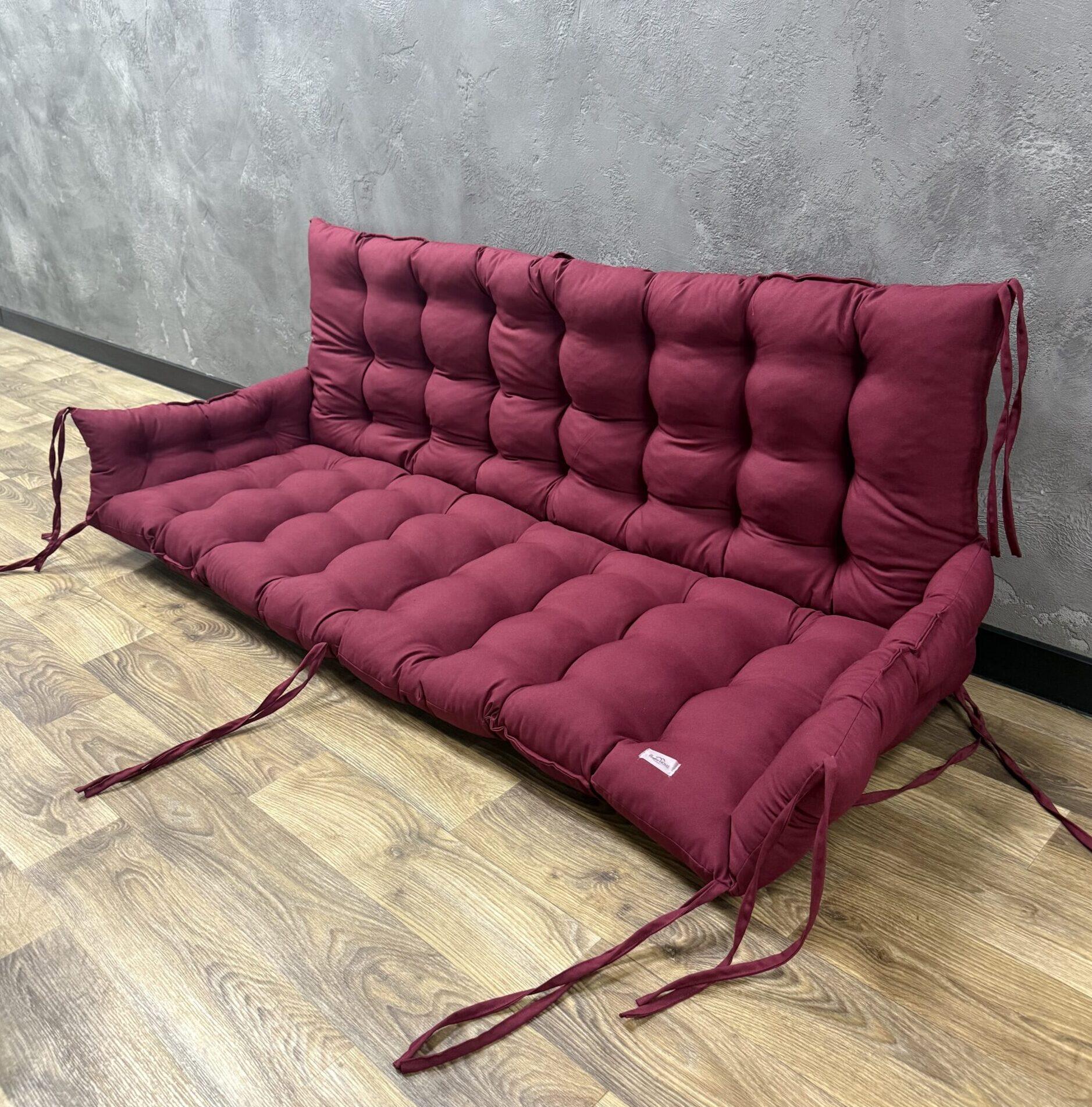 Подушка Сomfort Home с бортами на поддоны/качели/каркасы/садовая мебель габардин 100х50х50х20 см - фото 1 Подушка Сomfort Home с бортами на поддоны/качели/каркасы/садовая мебель габардин 100х50х50х20 см - фото 1