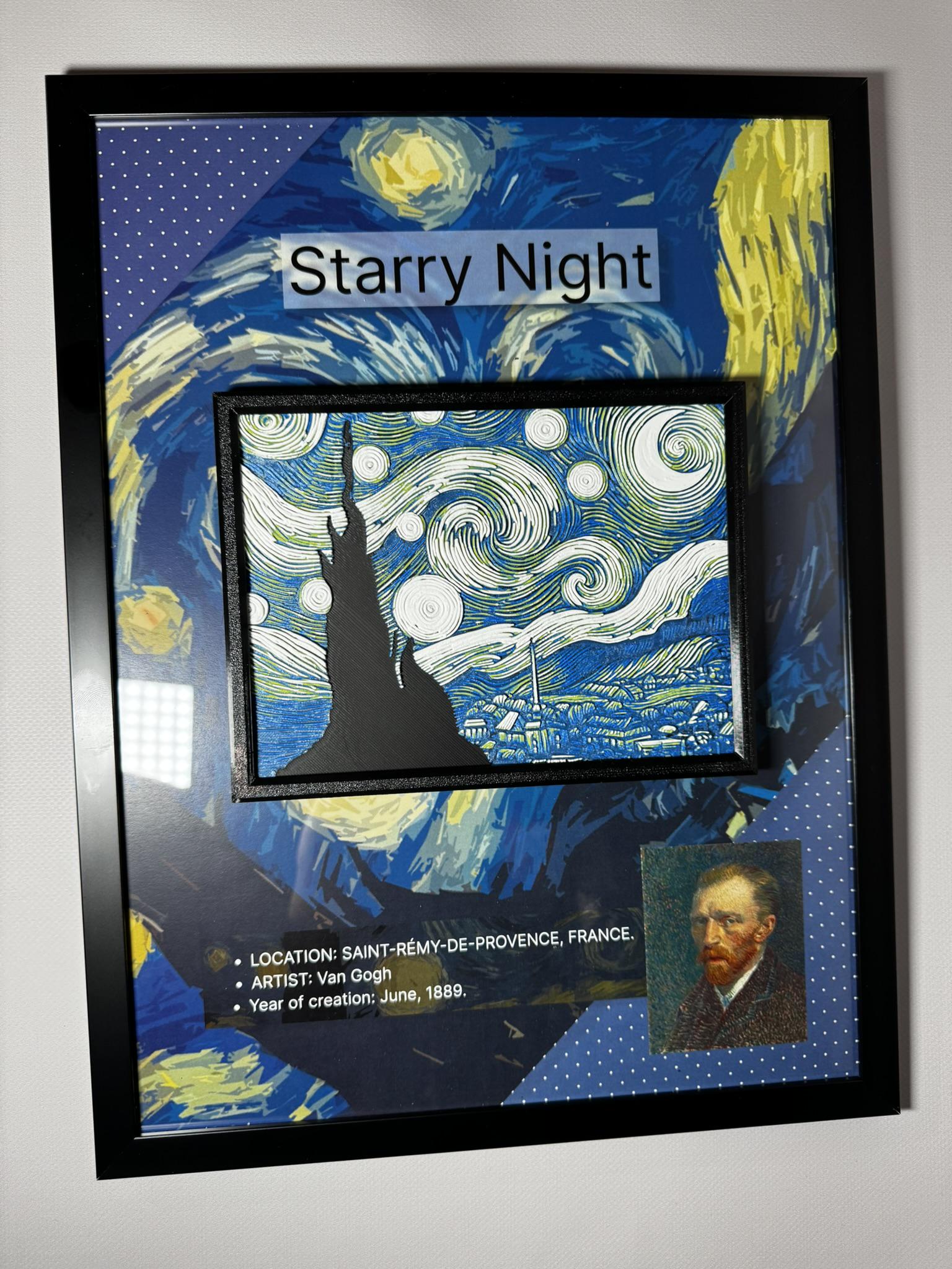 Рамка ART Starry Night Van Gogh