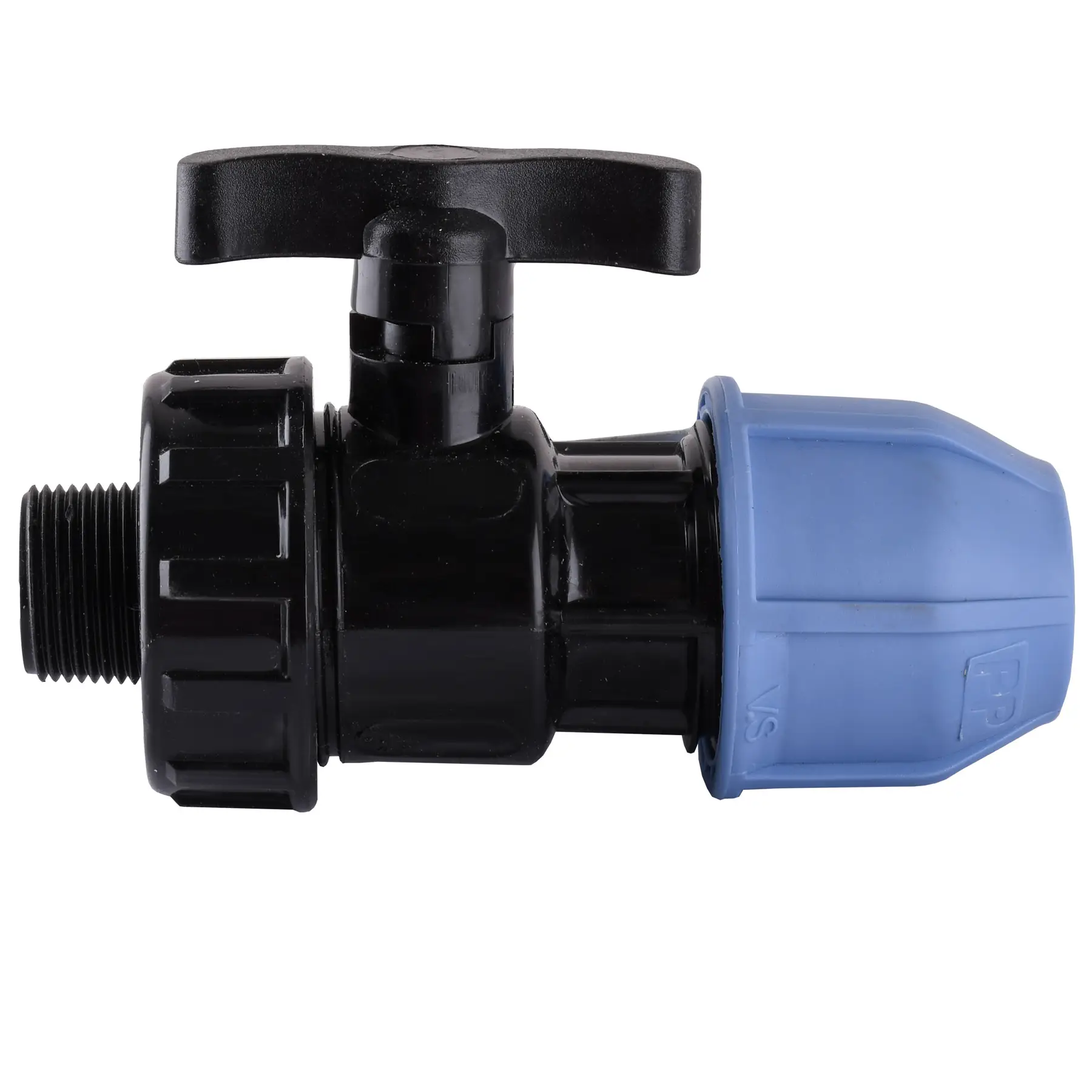 Кран шаровой ПНД Vsplast 25х3/4″ ЗР 6003