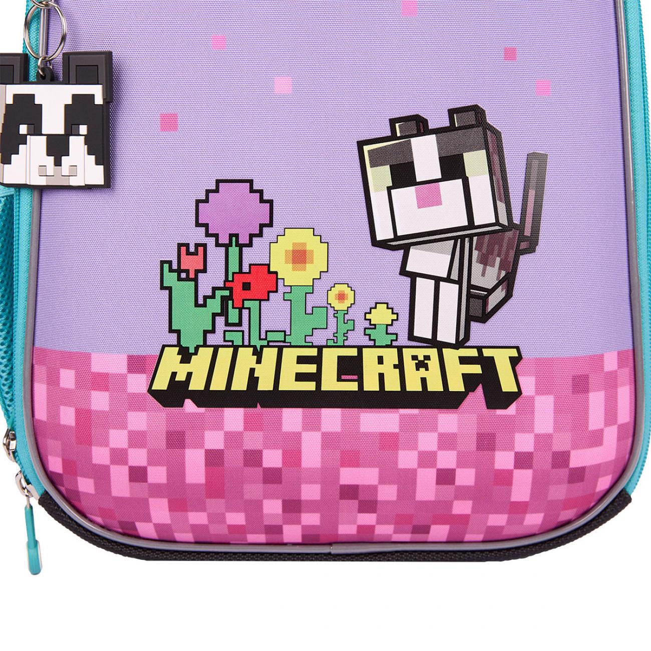 Шкільний рюкзак каркасний з ортопедичною спинкою YES Minecraft Pinky H-100 (550094/995066) - фото 15