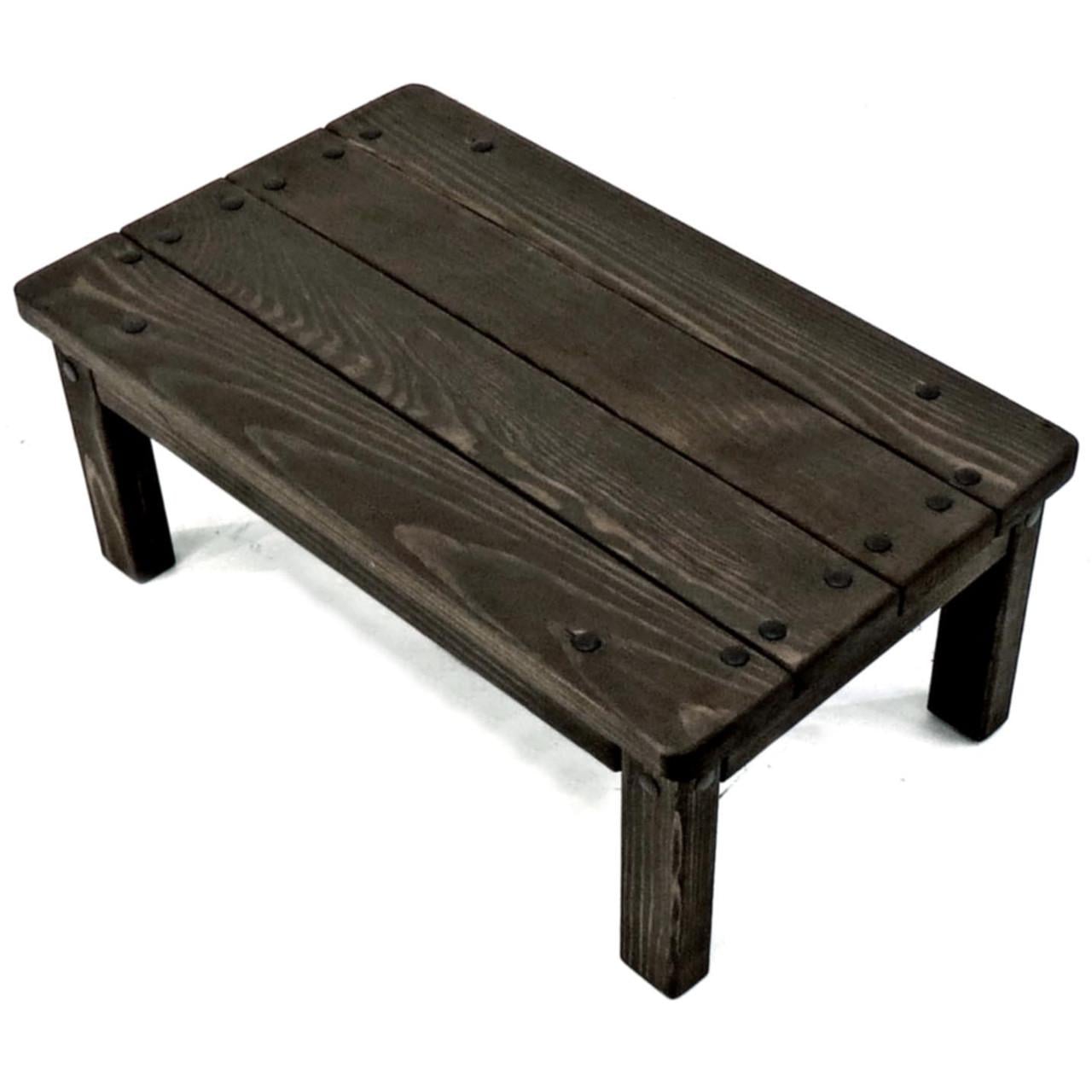 Стульчик из дерева Базавлук 50х30х25 см Мокко (ТАБ-303110)