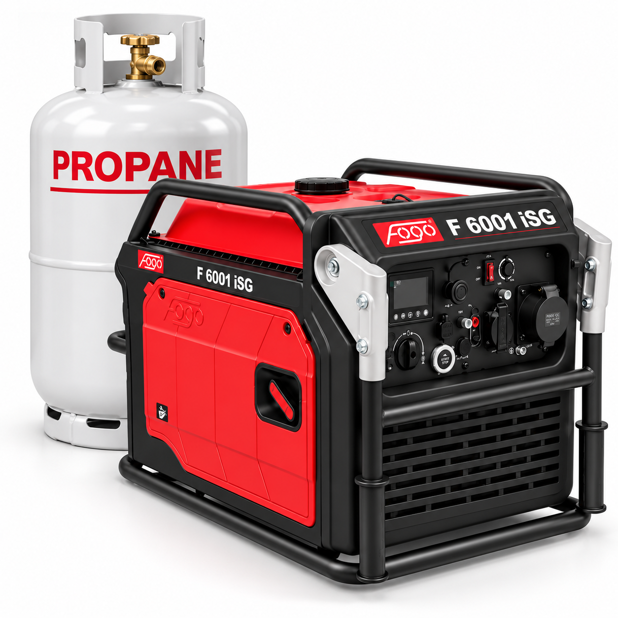 Генератор газобензиновый инверторный Fogo F 6001 iSG 5,0/5,5 кВт Dual Fuel 230V (153)