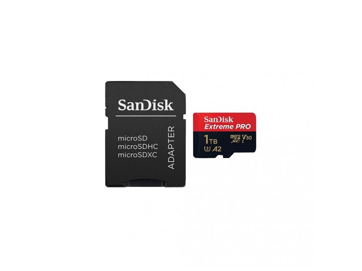 Карта памяти SanDisk microSDXC UHS-I U3 Extreme Pro/SD SDSQXCD-1T00-GN6MA 1 Tb - фото 2