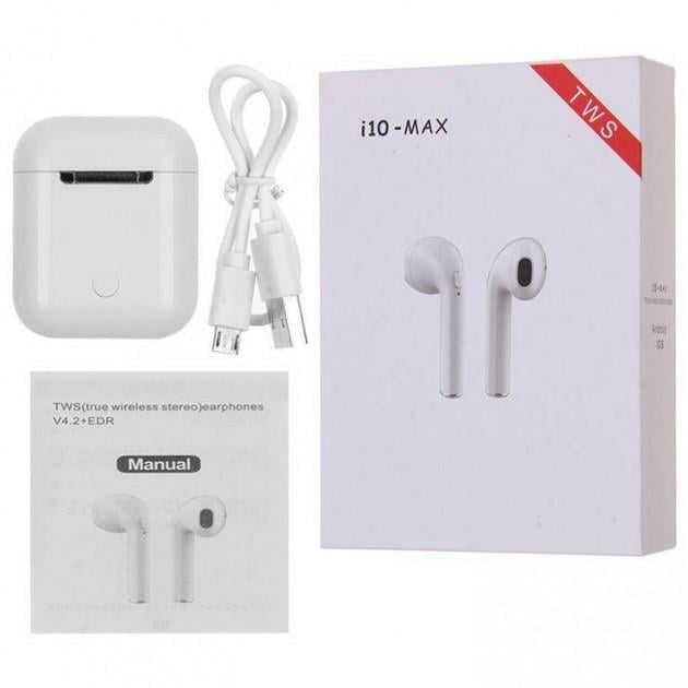 Навушники бездротові i10 max Bluetooth 5.0 White