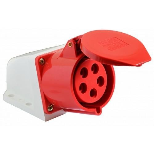 Розетка стационарная АСКО-УКРЕМ 125 3Р+ РЕ+N 32А 380-415В IP44 (00000000776)