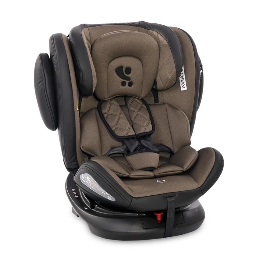 Автокрісло Lorelli Aviator + sps + isofix 0-36 кг Коричневий (10071302121)