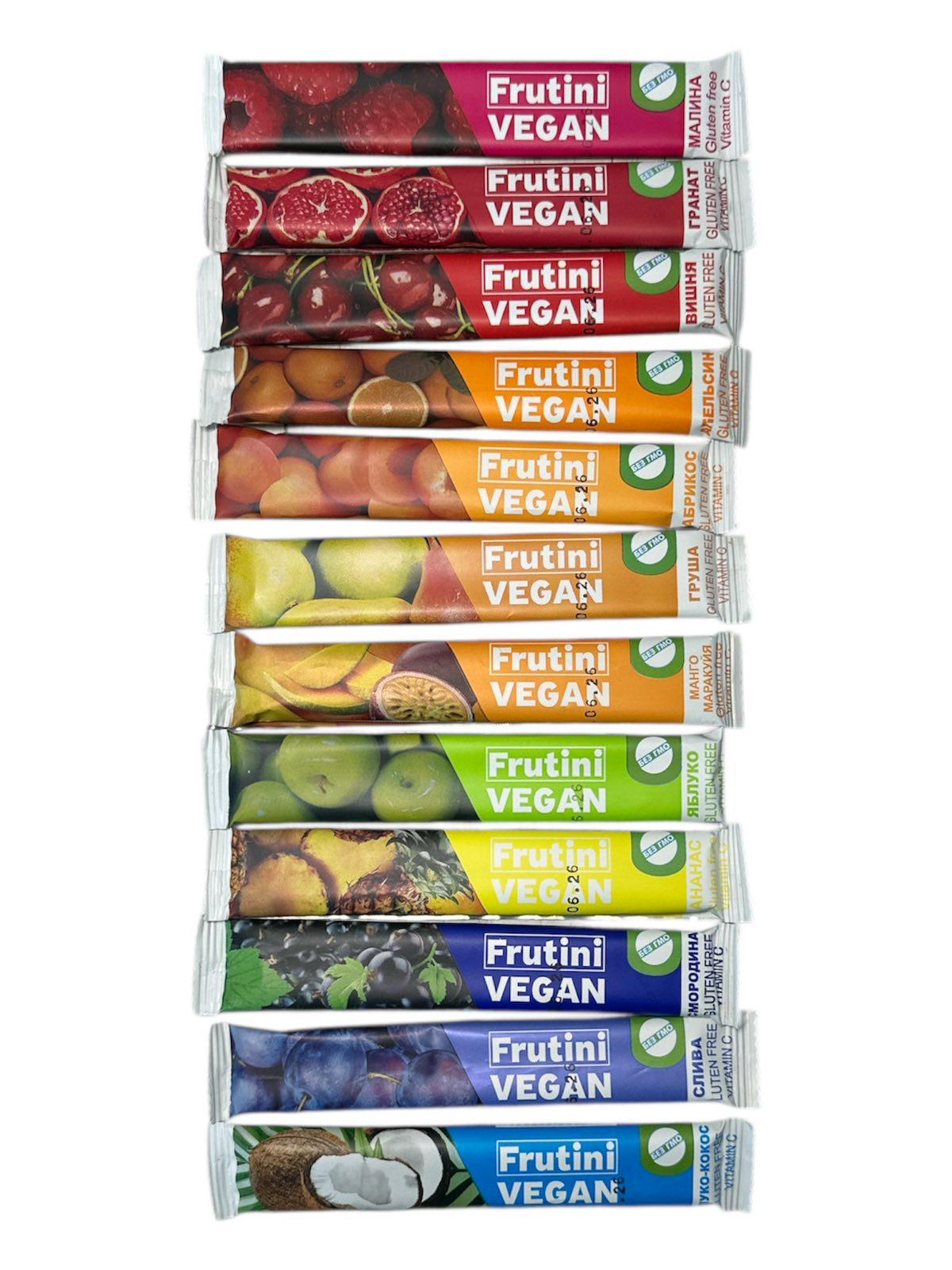 Пастила фруктовая ассорти Frutini Vegan 20 г 25 шт. (60857)