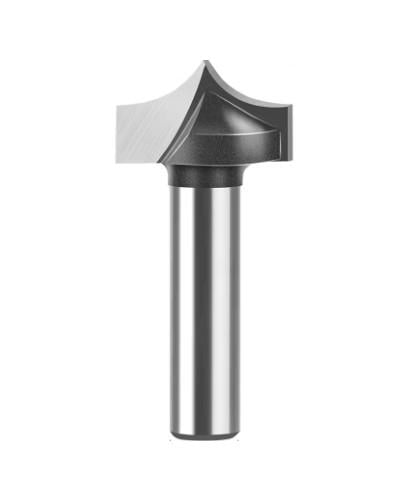 Фреза по дереву V-чайка пазовая фасонная Ø 20 хвостовик 8 мм (F614-20)