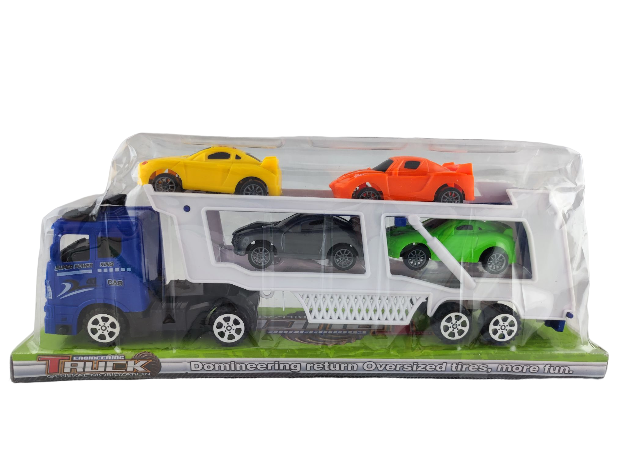 Машинка инерционная A-Toys Автовоз с 4 машинками 29 см (084770)