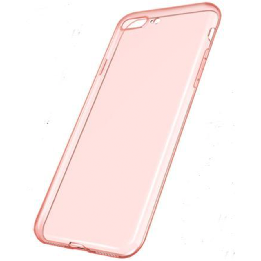 Прозрачный чехол накладка I-Smile Transparent TPU Case for iPhone 7/8/SE, Rose Gold