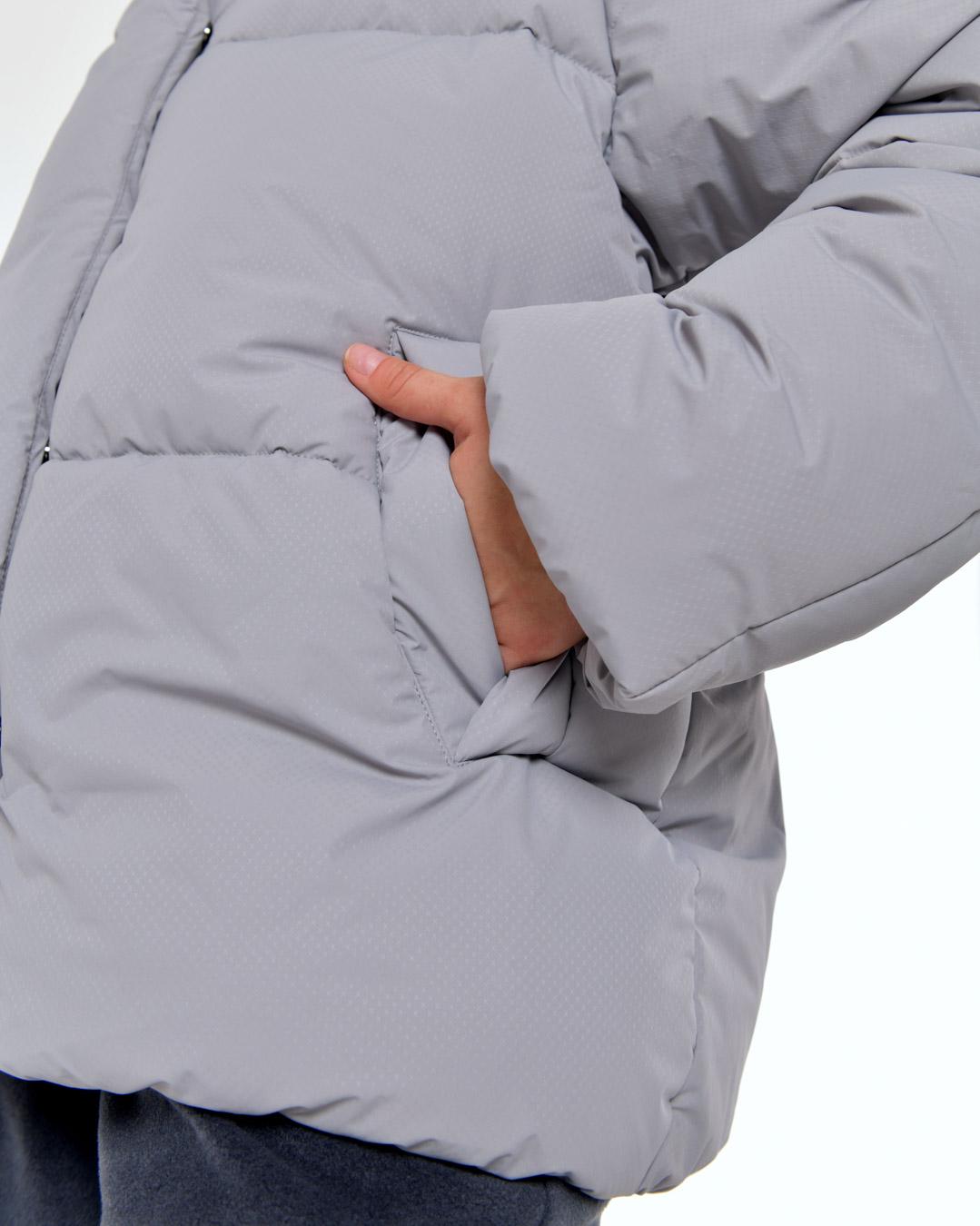 Куртка зимова X-Woyz LS-8946-4 S Сірий (2000002512257) - фото 2 Куртка зимова X-Woyz LS-8946-4 S Сірий (2000002512257) - фото 2