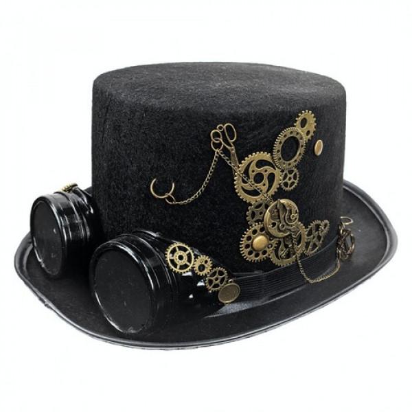 Декор на Хэллоуин Seta шляпа Стимпанк (17-901BLK)