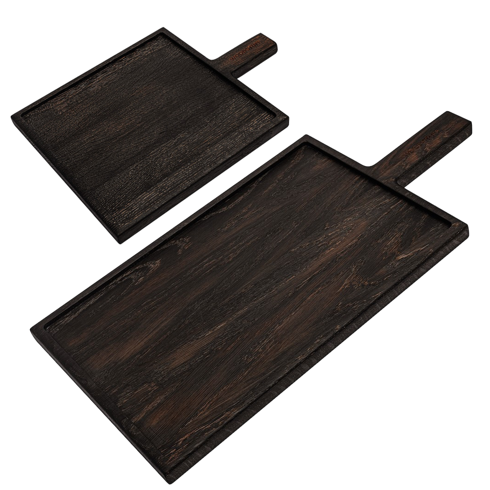 Деревянная разделочная доска Woodstuff набор из 2 шт Коричневый (wds_0124d + wds_0125d)