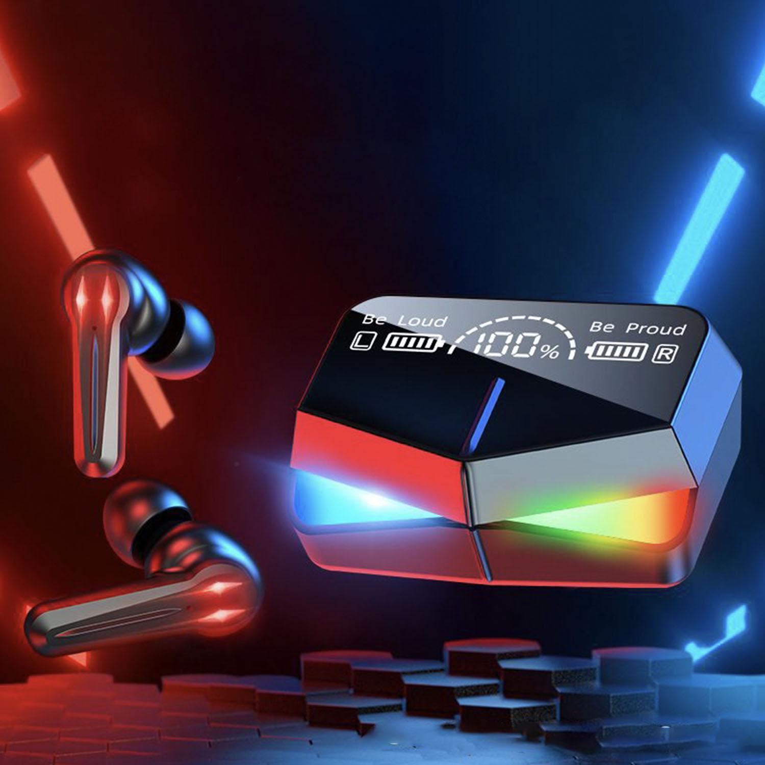 Навушники ігрові М28 бездротові вакуумні зарядний кейс з функцією powerbank (29164430) - фото 4 Навушники ігрові М28 бездротові вакуумні зарядний кейс з функцією powerbank (29164430) - фото 4