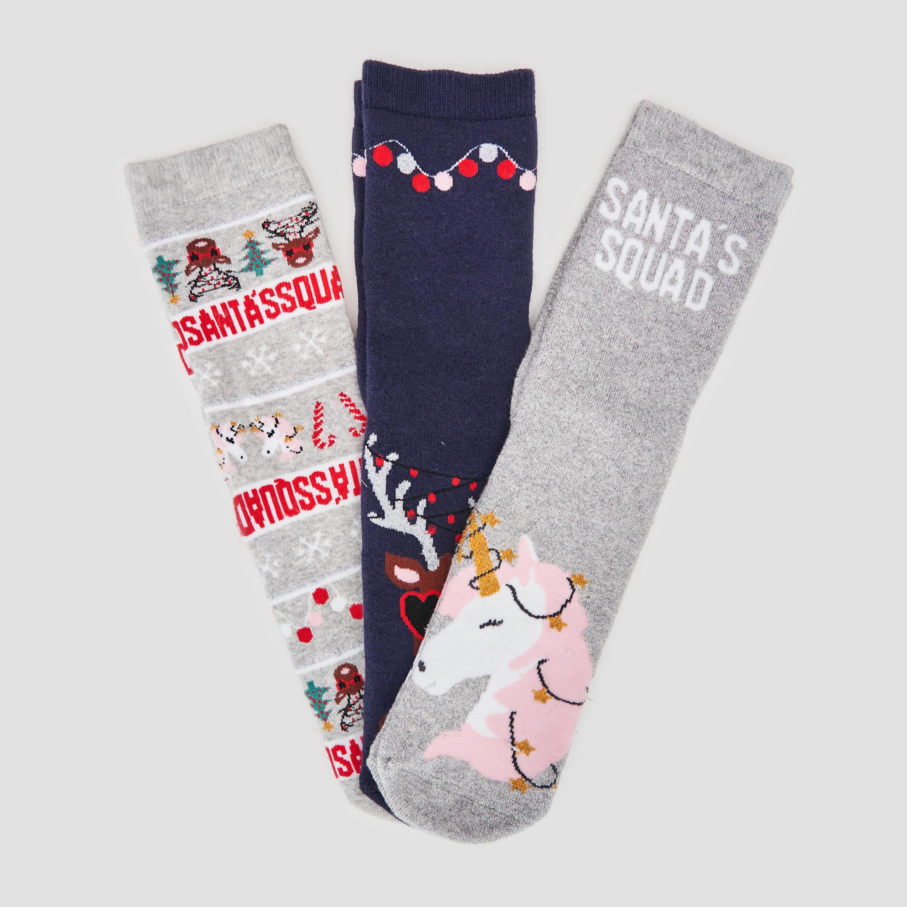 Носки H&M р. 28-30 3 пары Серый/Синий (5087575754)