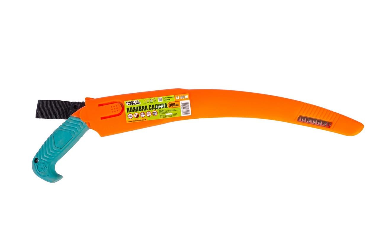 Ножівка садова з чохлом 6TPI гартований зуб 3-D заточування 300 мм Ножівка садова з чохлом 6TPI гартований зуб 3-D заточування 300 мм