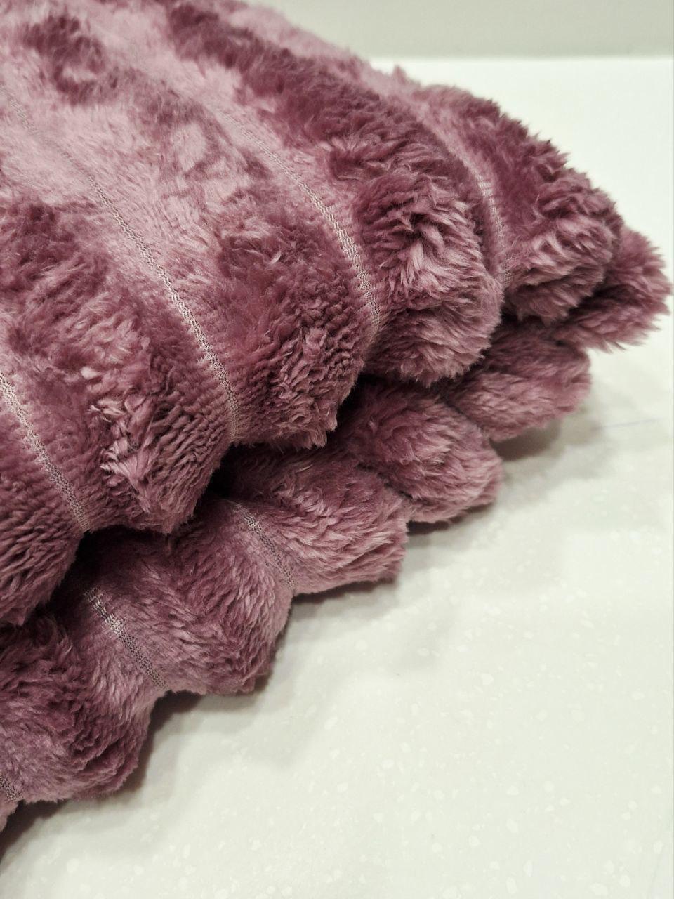 Плед флисовый Шарпей 150x200 см Сиреневый (1710) - фото 3
