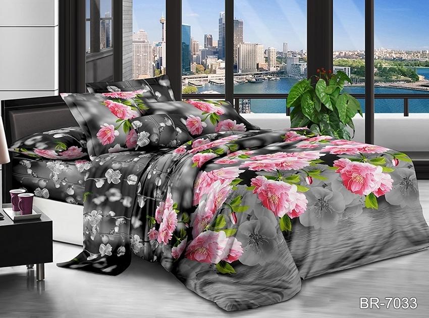 Комплект постельного белья TAGtekstil двуспальный наволочки 50x70 см (BR-7033д)