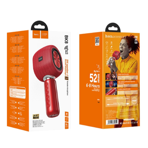 Мікрофон Hoco BK8 2000 mAh Red - фото 2