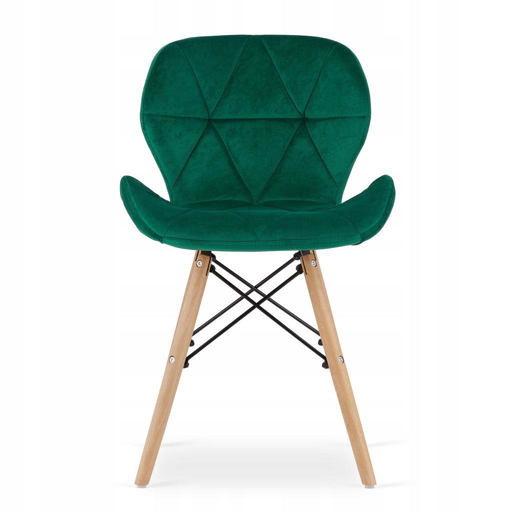 Комплект меблів JUMI Scandinavian Velvet стіл і стільці Green-4 - фото 7