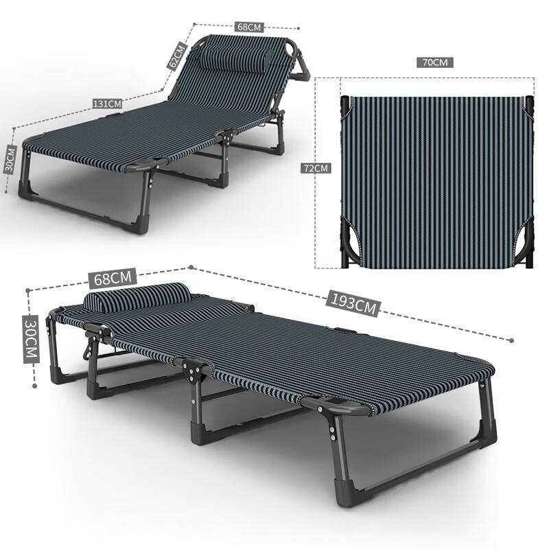 Шезлонг садовый WCG FB-S02-PM с подушкой/матрасом Черный (FB-S02-PM 1) - фото 10 Шезлонг садовый WCG FB-S02-PM с подушкой/матрасом Черный (FB-S02-PM 1) - фото 10