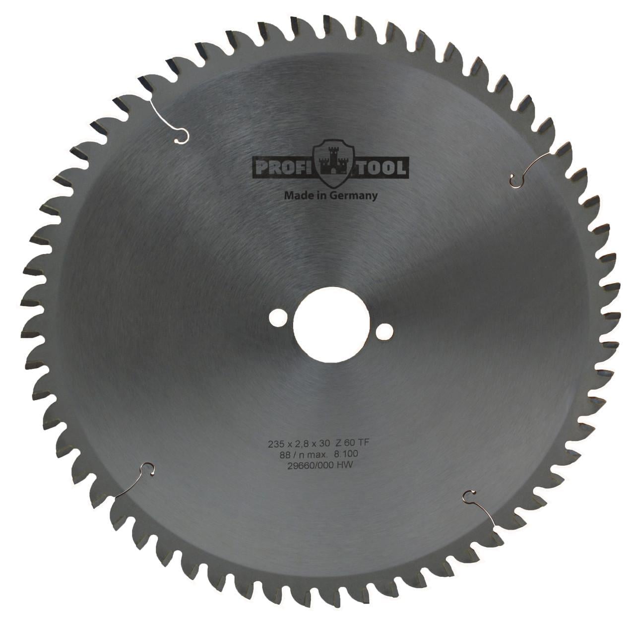 Диск пиляльний PROFITOOL Z 60 TF 235х2,8х2,2х30 мм (2123502)