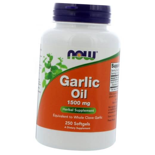 Масло чеснока Garlic Oil 1500 250 гел. капс. (71128035)