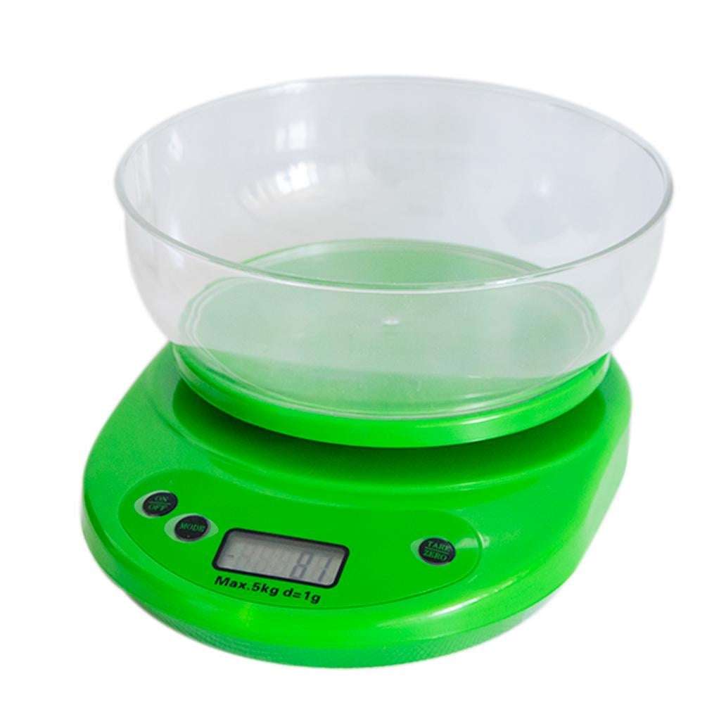 Весы кухонные с чашей Cook book (ACS KE1) до 5кг Зеленые (1009999-Other)