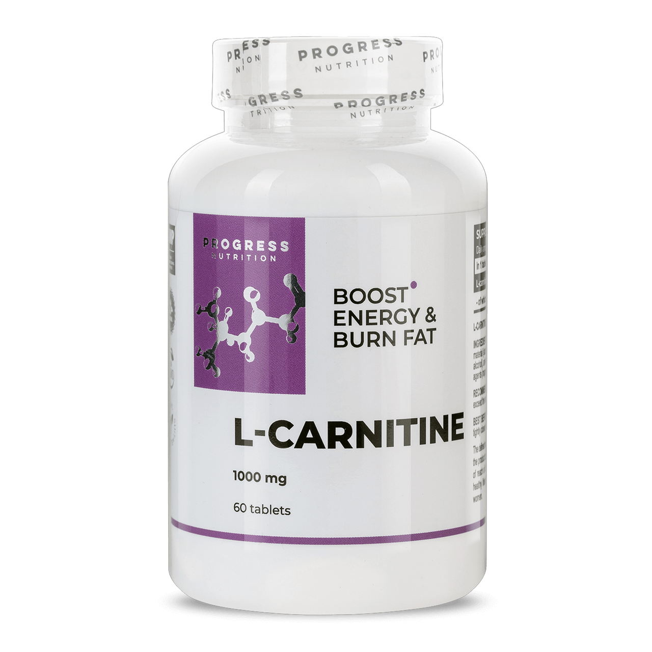 Карнітин Progress Nutrition L-Carnitine 1000 мг 60 капс. (21841-01)