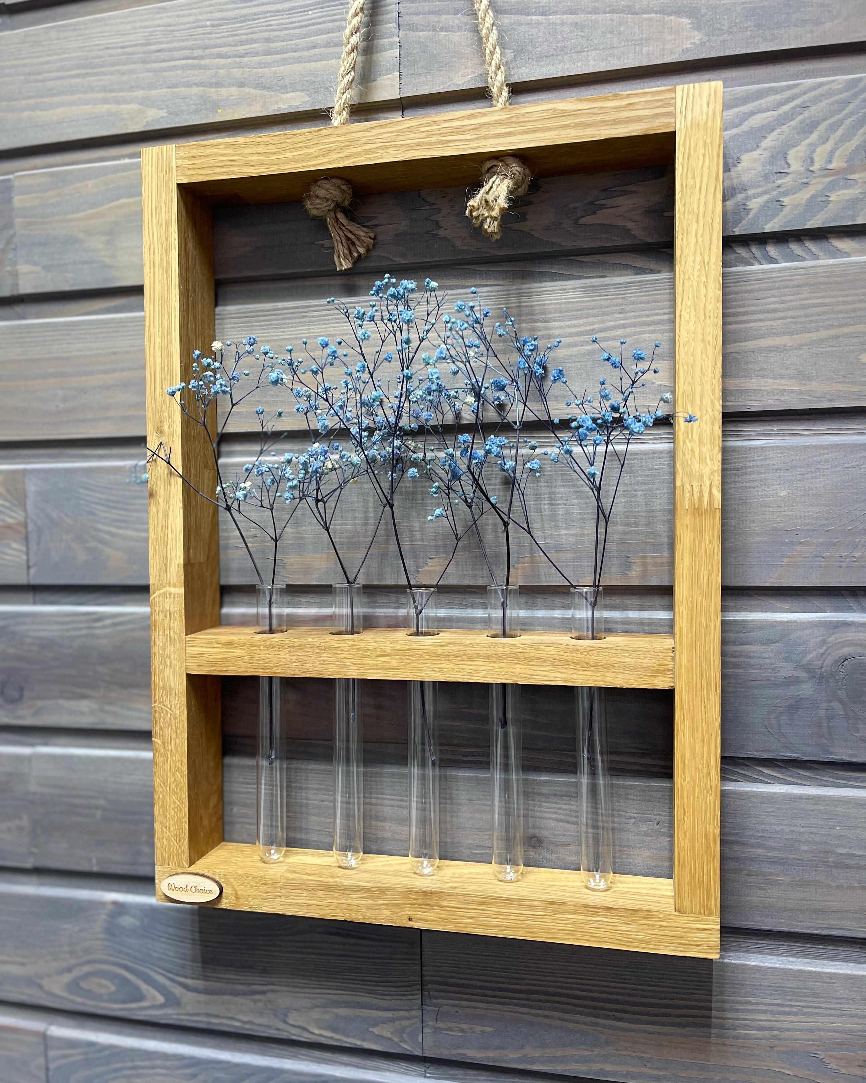 Рамка дубовая с колбами для цветов 29х40 (228)