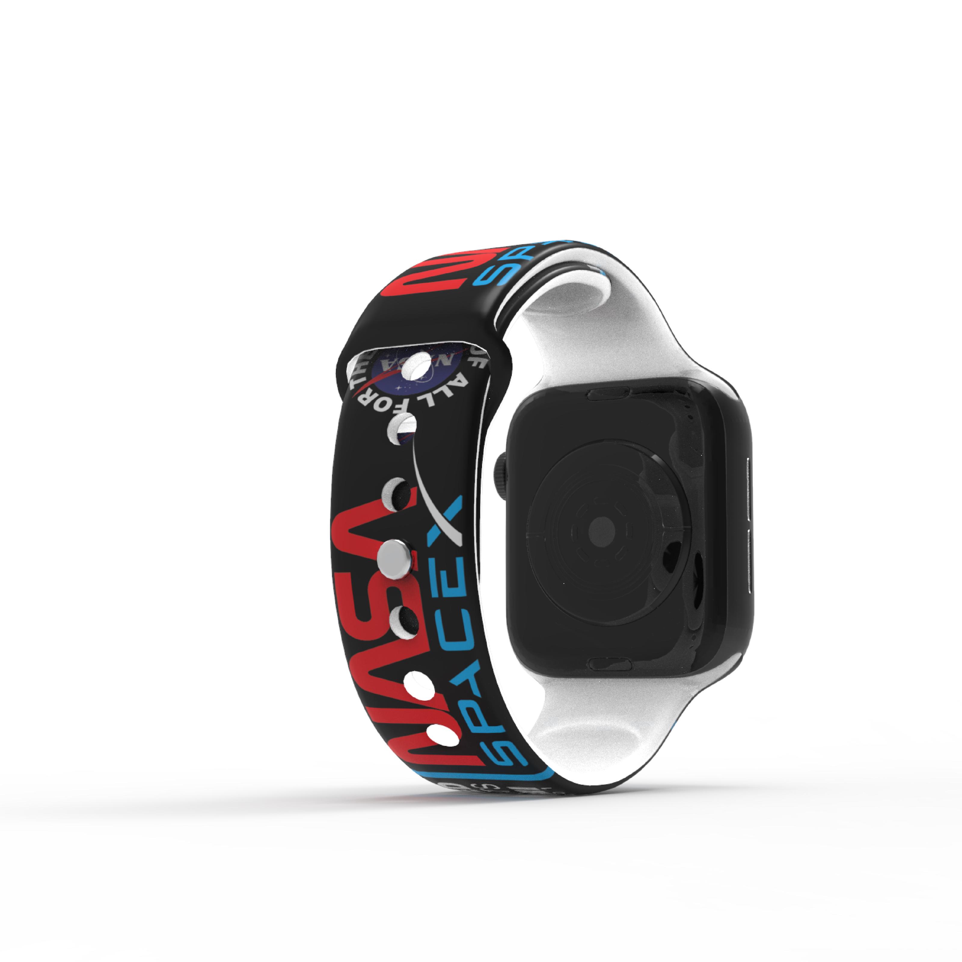 Ремешок для Apple Watch NASA Луна 38-40 мм Черный