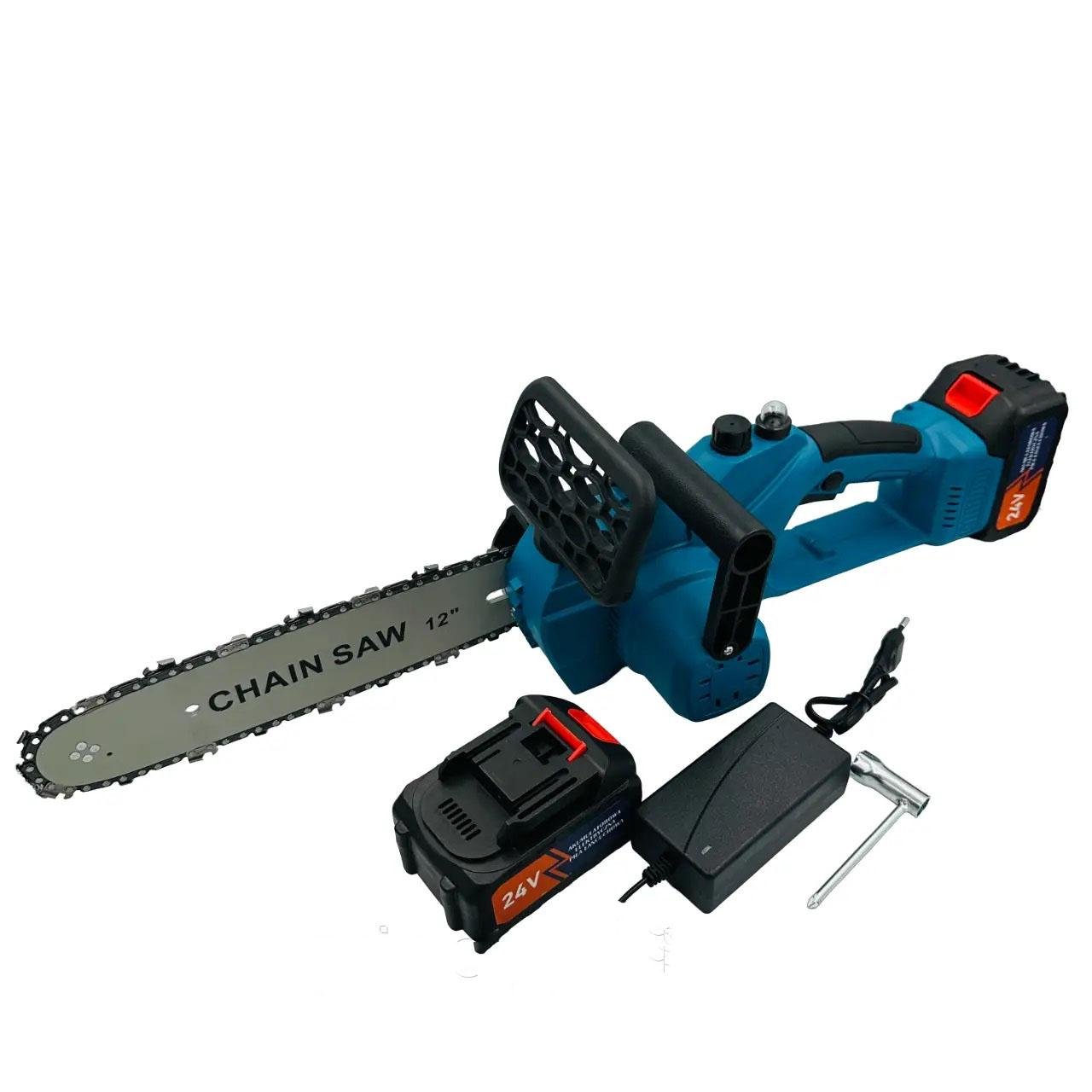 Пила аккумуляторная цепная Domotec Chain Saw 12'' 30 см - фото 4 Пила аккумуляторная цепная Domotec Chain Saw 12'' 30 см - фото 4