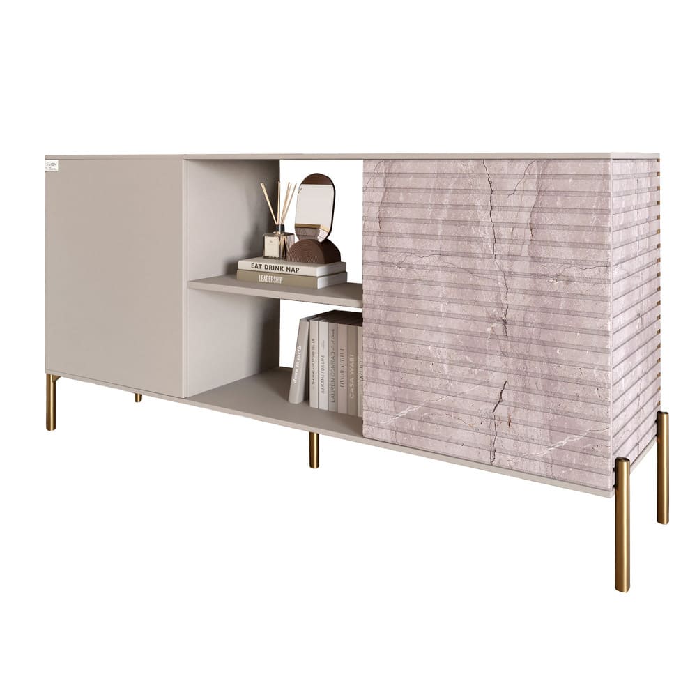 Комод Lion Грей 154x38x76,5 см Кашемир/Камень (LION-042812)