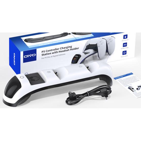 Зарядная станция для джойстиков PS5 на консоль OIVO IV-P5252 (2539557943)