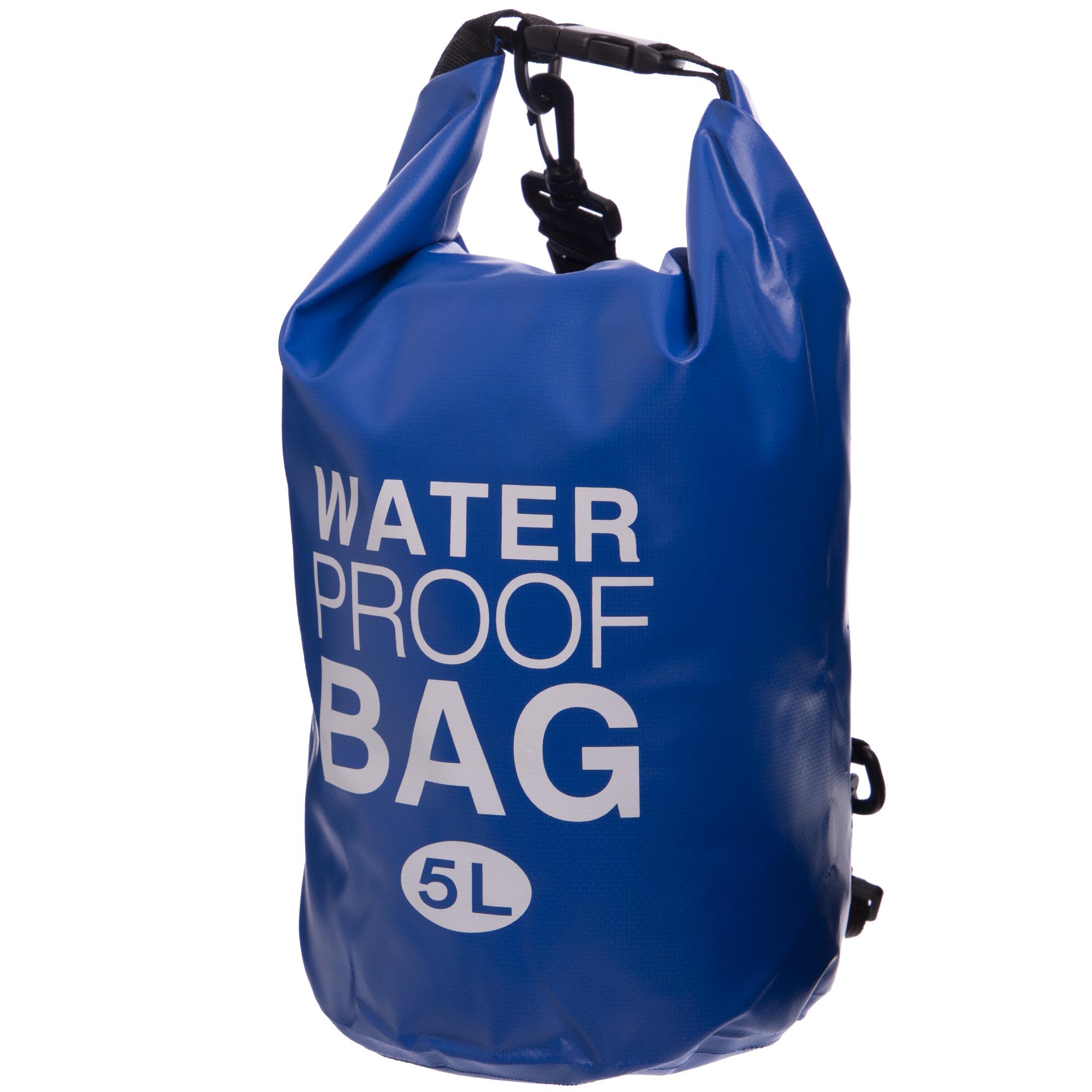 Водонепроникний гермомішок SP-Sport Waterproof Bag TY-6878-5 5 л Синій (NA001450)