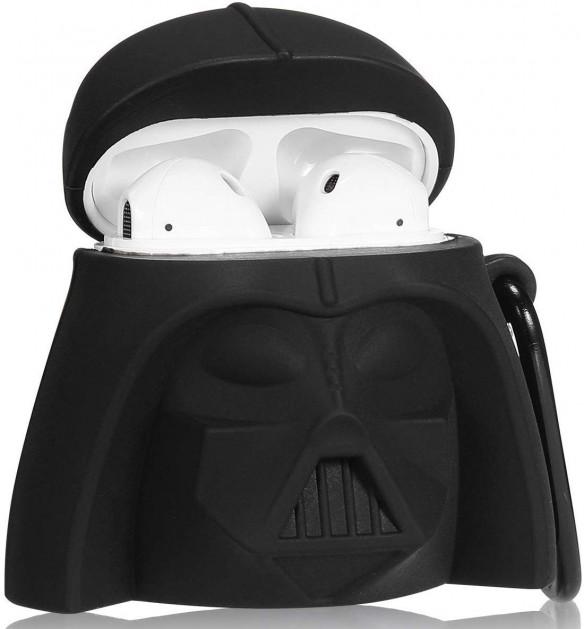 Чехол для наушников Alitek AirPods Дарт Вейдер с карабином Black (88630)