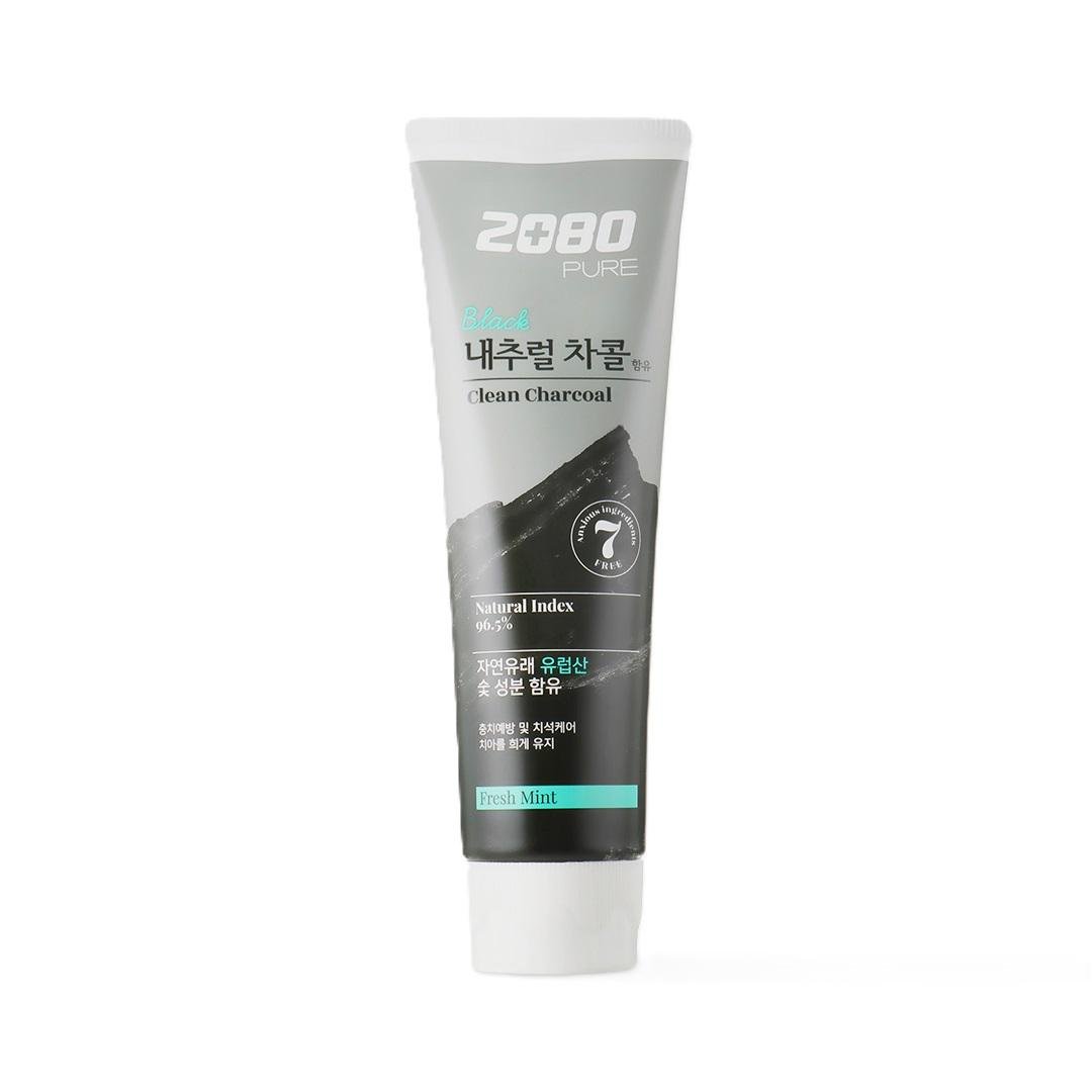Зубна паста з деревним вугіллям Pure Black Clean Charcoal 2080 120 г (8801046328903)