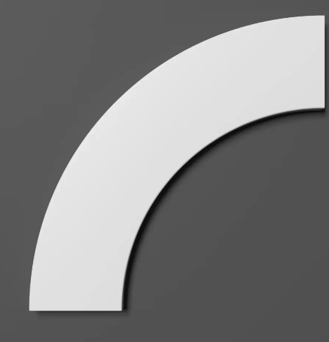 Елемент кутовий поліуретановий Grand Decor HCR 504-1 жорсткий (2280941680)