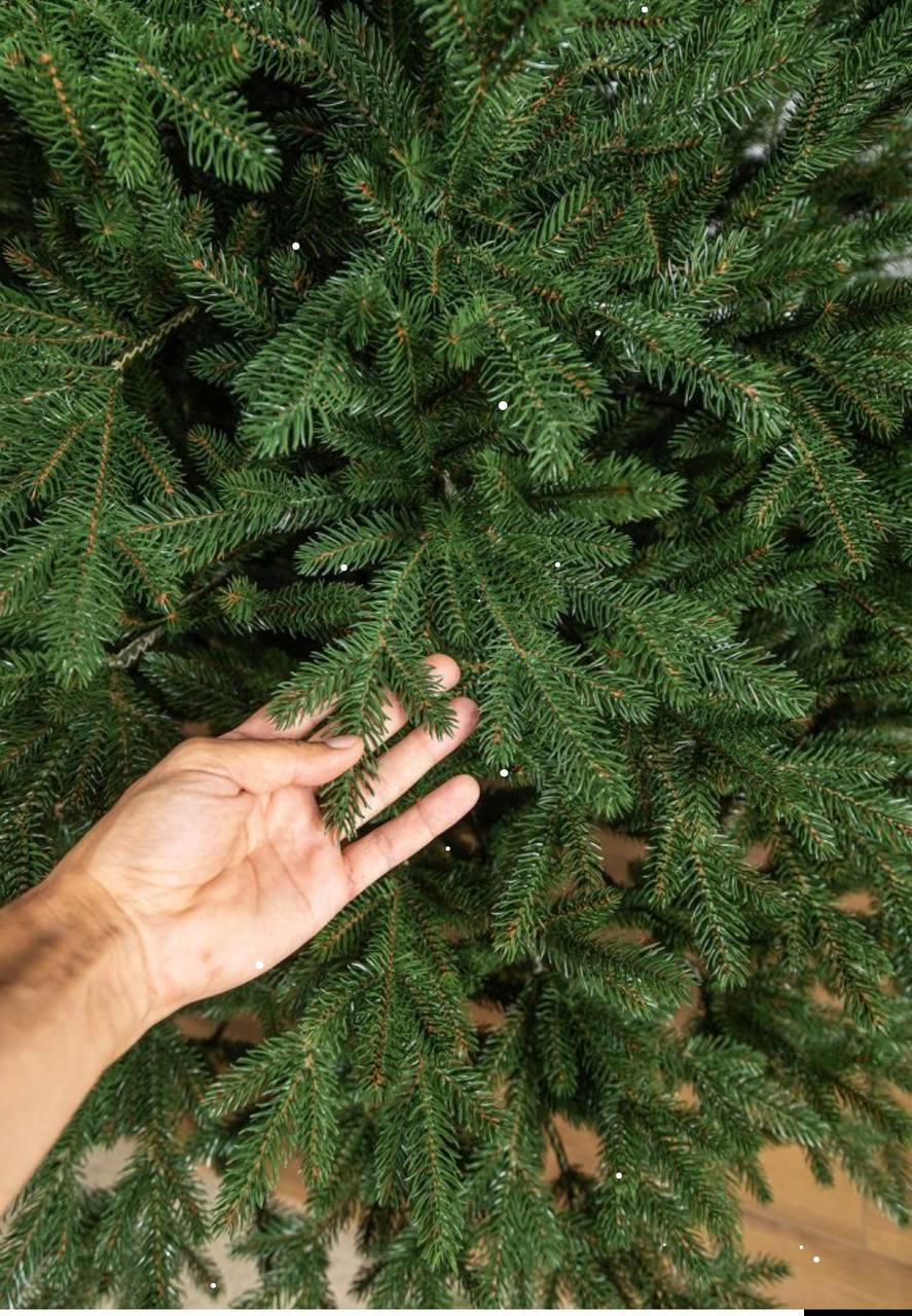 Штучна ялинка лита Альпійська з металевою підставкою 1,50 м Зелений (NYT15138) - фото 8