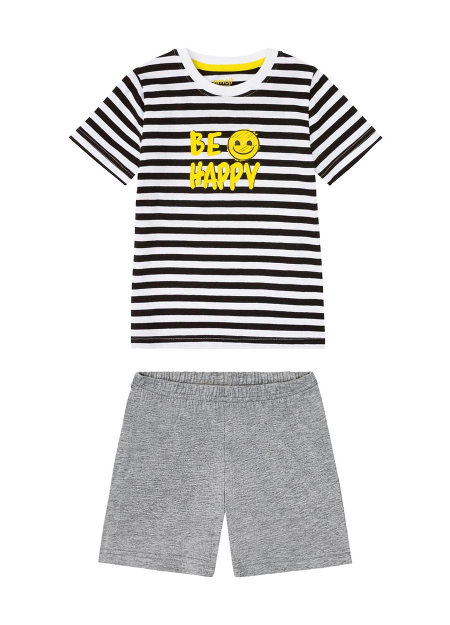 Пижама для мальчика Disney 370072 6-8 лет 122-128 см Черный/Белый (75559)