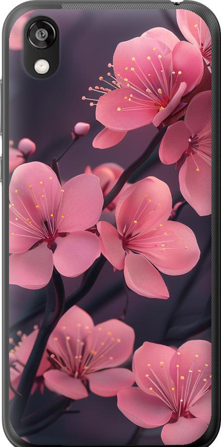 Чехол на Huawei Honor 8S Пурпурная сакура (6075u-1679-42517) Чехол на Huawei Honor 8S Пурпурная сакура (6075u-1679-42517)