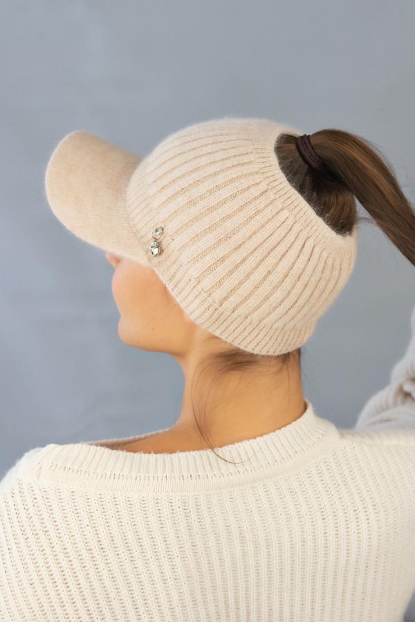 Бейсболка повязка Braxton Абби 7230 Кремовый (2353255743) - фото 2